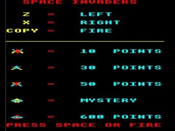 Space Invaders (1982)(Bug Byte)[INVADE1] screen shot title